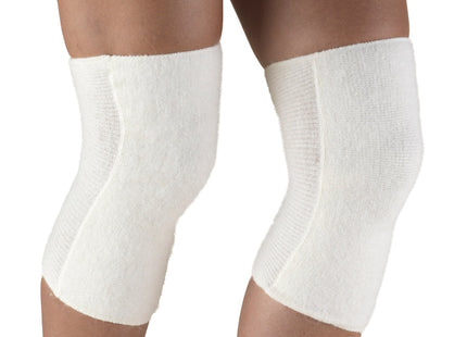 OTC - Genouillères Angora blanches (paire)