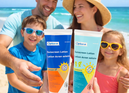 Option+ Sunscreen Lotion for Kids SPF 50 | 240 mL