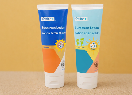 Option+ Sunscreen Lotion for Kids SPF 50 | 240 mL