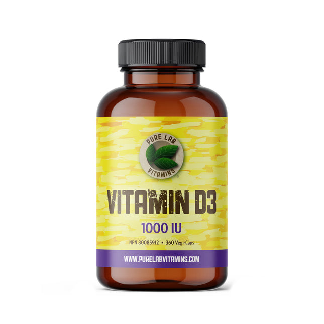 Pure Lab Vitamine D 1000 UI | 360 Végé-Caps