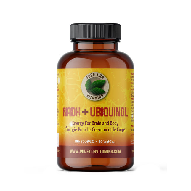 Pure Lab - Vitamines - Ubiquinol + NADH | 60 Végé-Caps