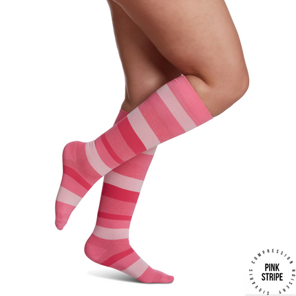 Sigvaris - 143C Chaussettes de compression en microfibre pour femmes | 15-20 mmHg 