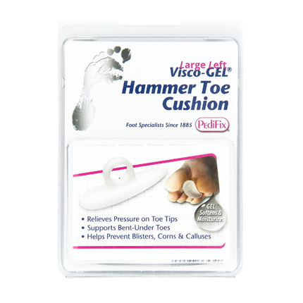 Pedifix - VISCO Gel Hammer Toe Cushion - Large Left | 1 Unit