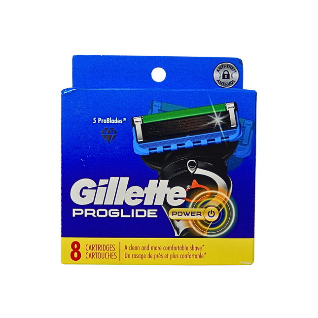 Gillette - Recharge Fusion 5 Proglide Power | 8 cartouches