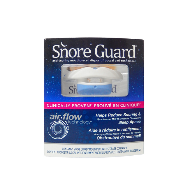 Snore Guard - Embout buccal anti-ronflement à flux d'air