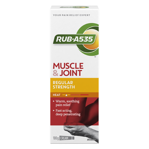 Rub-A535 Muscle & Joint Regular Strength Heat Pain Relief Cream | 100 g