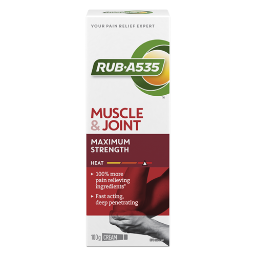 Rub-A535 Muscle & Joint Maximum Strength Heat Pain Relief Cream | 100 g