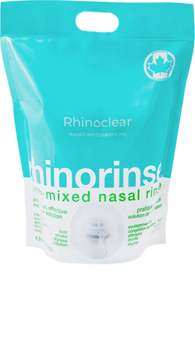 Recharge de rinçage nasal pré-mélangé Rhinoclear Rhinorinse | 1,5 L