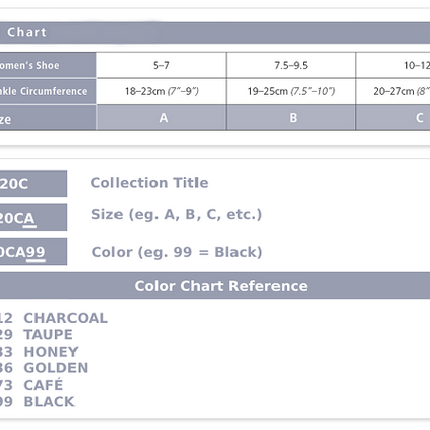 Sigvaris - Bas de contention transparents mode 120C | 15-20mmHg