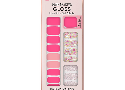 Dashing Diva - Palette de gels ultra brillants - GS478 | 32 bandes d'ongles en gel