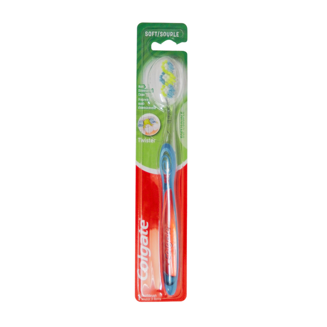 Colgate - Brosse à dents Twister Multi Soft | 1 brosse à dents