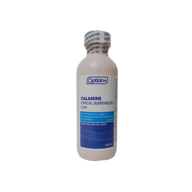 Option+ Calamine Topical Suspension | 100 mL