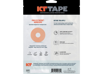 KT Tape - CGM Patch for use with FreeStyle Libre | 20 Patches