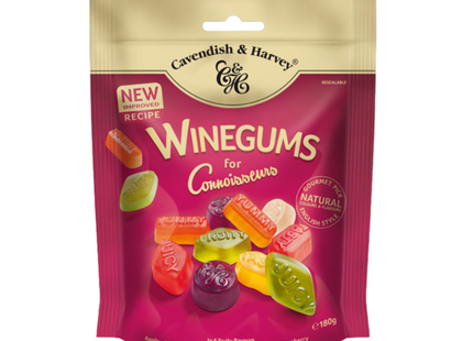 Cavendish & Harvey - Winegums 6 Fruity Flavours | 180 g