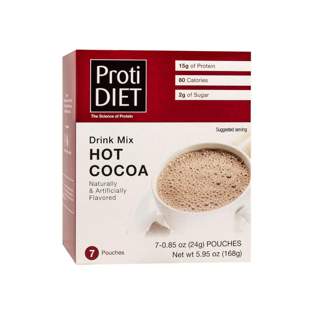 Proti Diet - Hot DrinkMix Cocoa 15 g Protein | 7 x 24 g