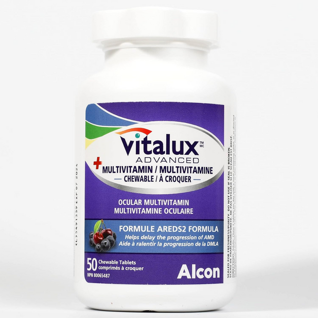 Vitalux - Advanced Ocular Multivitamin - 50 Chewable Tablets
