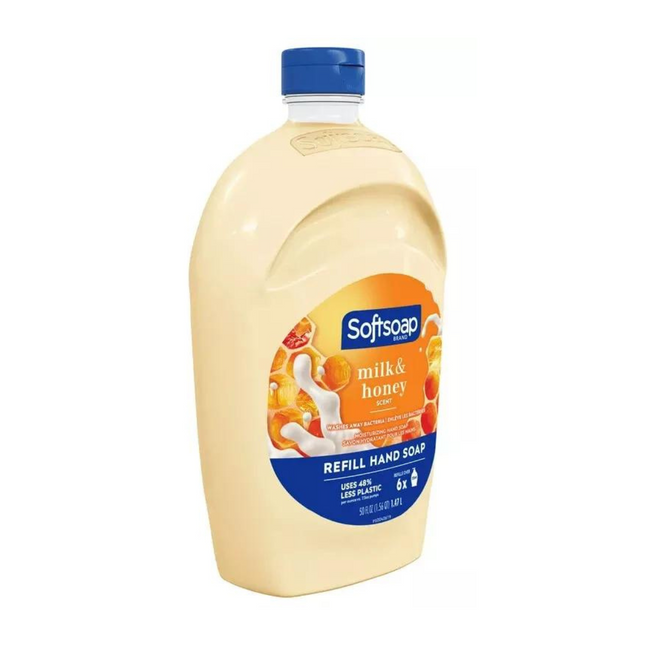 Softsoap - Refill Hand Soap - Milk & Honey Scent | 1.47 L