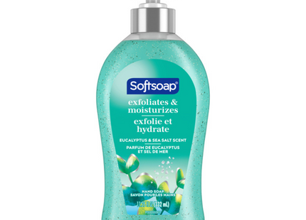 Softsoap - Exfoliates & Moisturize Hand Soap - Eucaluptus & Sea Salt | 332 mL