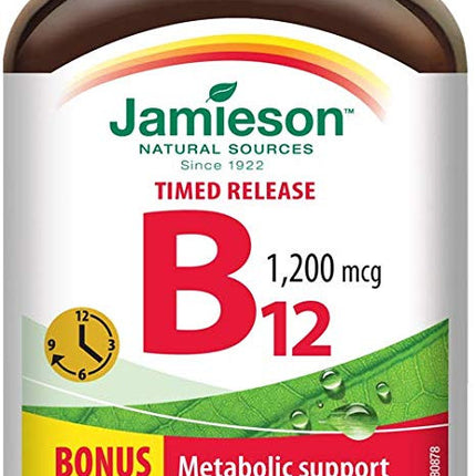 Jamieson Vitamin B12, 1200mcg