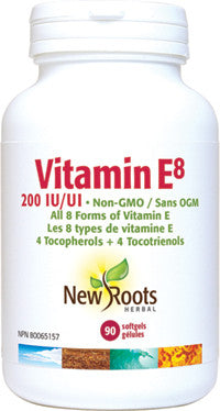 Nouvelles racines - Vitamine E8 200 UI | 90 gélules*