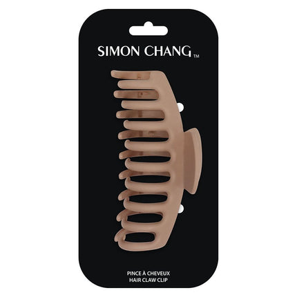 Simon Chang - Large Hair Claw Clip, Brown