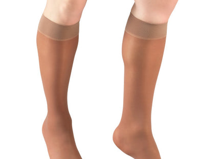TRUFORM - Ladies' Sheer "Lites" Knee High | Closed Toe 8-15 Mmhg