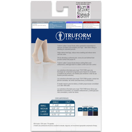 TRUFORM - Ladies' Casual Socks | 15-20 Mmhg