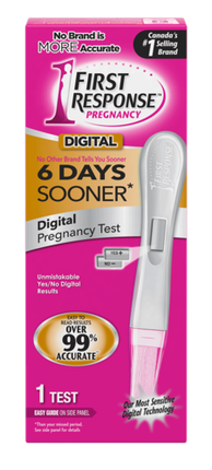 Première réponse - Test de grossesse numérique | 1 essai