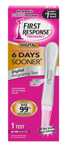 Première réponse - Test de grossesse numérique | 1 essai