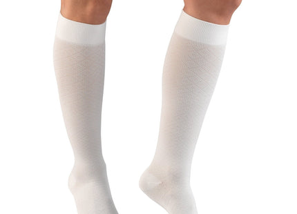 TRUFORM - Ladies' Knee High Socks Diamond Pattern |  15-20 Mmhg