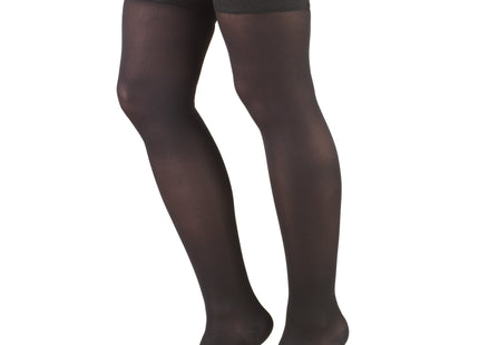 TRUFORM - Ladies' Thigh High Opaque Stockings | Open Toe 20-30 Mmhg