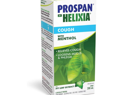 Helixia - Sirop contre la toux Prospan avec extrait de feuille de lierre | 200 ml