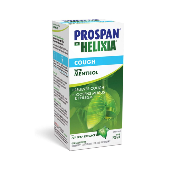 Helixia - Sirop contre la toux Prospan avec extrait de feuille de lierre | 200 ml