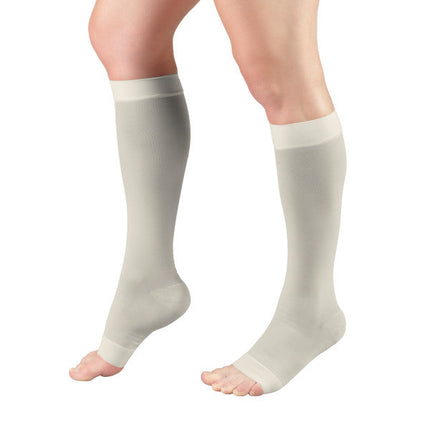 TRUFORM - Ladies' Sheer "Lites" Knee High | Open Toe 15-20 Mmhg