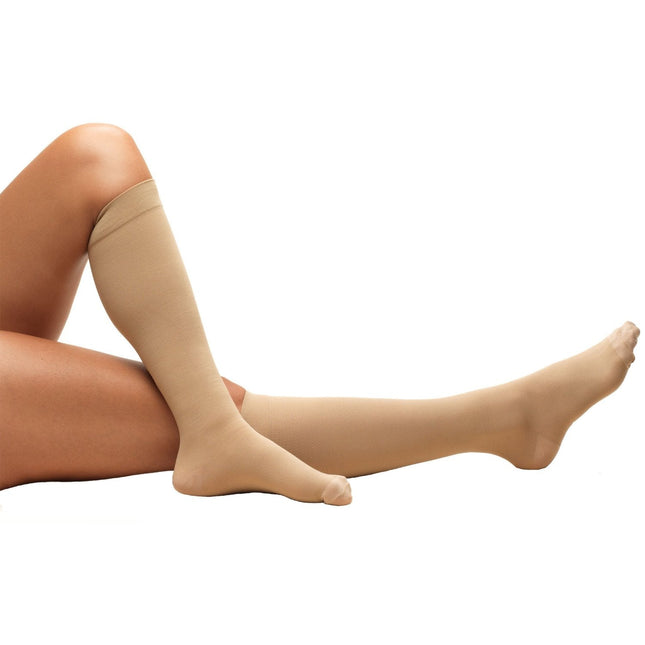 TRUFORM - Anti-Embolism Knee High Stockings | Closed Toe 18 Mmhg