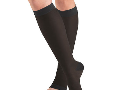 TRUFORM - Ladies' Sheer "Lites" Knee High | Open Toe 8-15 Mmhg