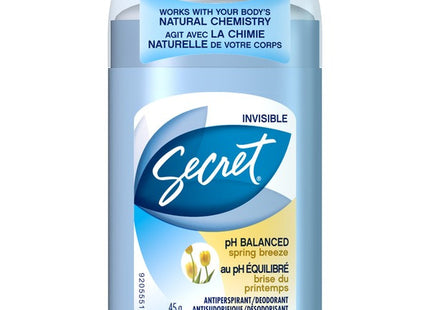 Secret pH Balanced Spring Breeze Antiperspirant | 45 g