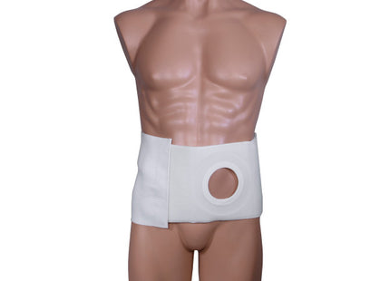 OTC - Ostomy 9" Binder With Pad (3" Opening) White