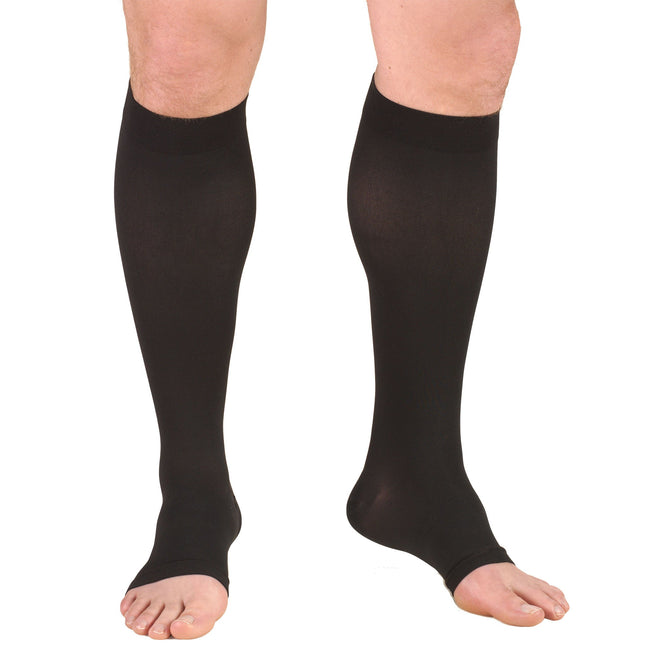 TRUFORM - Below Knee Stockings | Open Toe 30-40 Mmhg