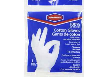 Mansfield 100% Cotton Gloves - Large | One Pair