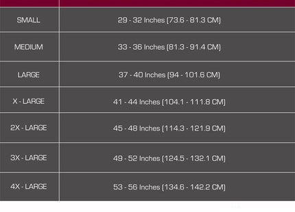 OTC - Ceinture abdominale robuste à 4 panneaux de 12 po