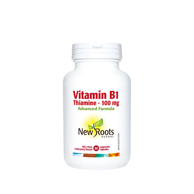 New Roots - Vitamin B1 Thiamin 100mg | 90 Vegetable Capsules*