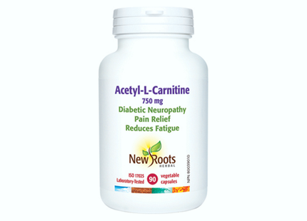 New Roots - Acetyl-L-Carnitine 750mg | 90 Vegetable Capsules
