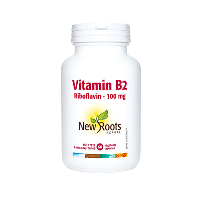 New Roots - Vitamine B2 Riboflavine 100 mg | 60 Gélules Végétales* 