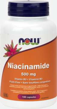 NOW NAC Niacinamide 500mg | 100 Caps