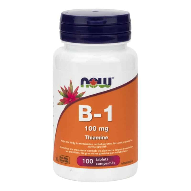 NOW Vitamin B-1 100mg | 100 Chewable Lozenges