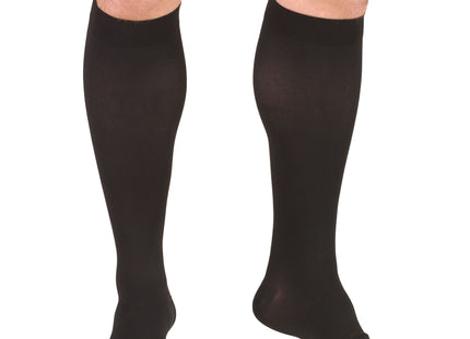 TRUFORM - Below Knee Stockings/Microfibre Black (Short) | Open Toe 20-30 Mmhg