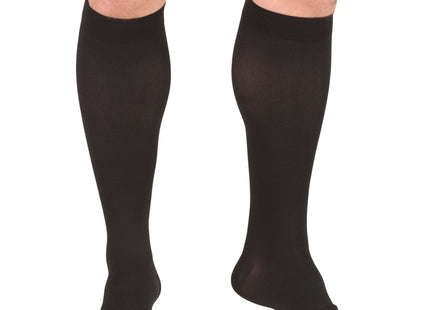 TRUFORM - Below-Knee Microfiber Socks/Aloe Vera | Open Toe 20-30 Mmhg