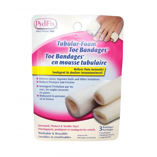 *Pedifix Tubular-Foam Toe Bandages