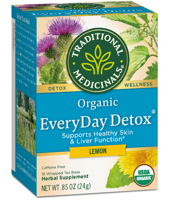 Traditional Medicinals Organic EveryDay Detox - Lemon | 24 g